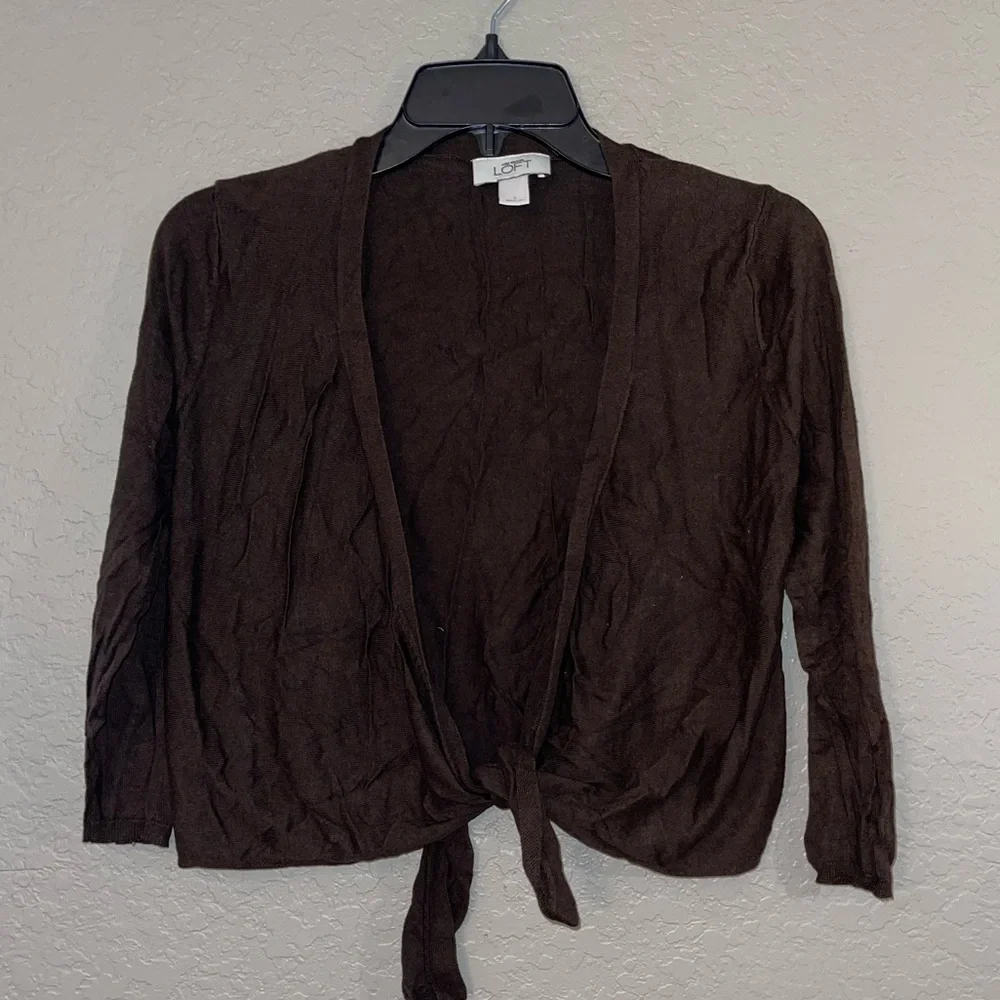 Ann Tylor Loft Women Cardigan Sweater - Picture 2 of 4